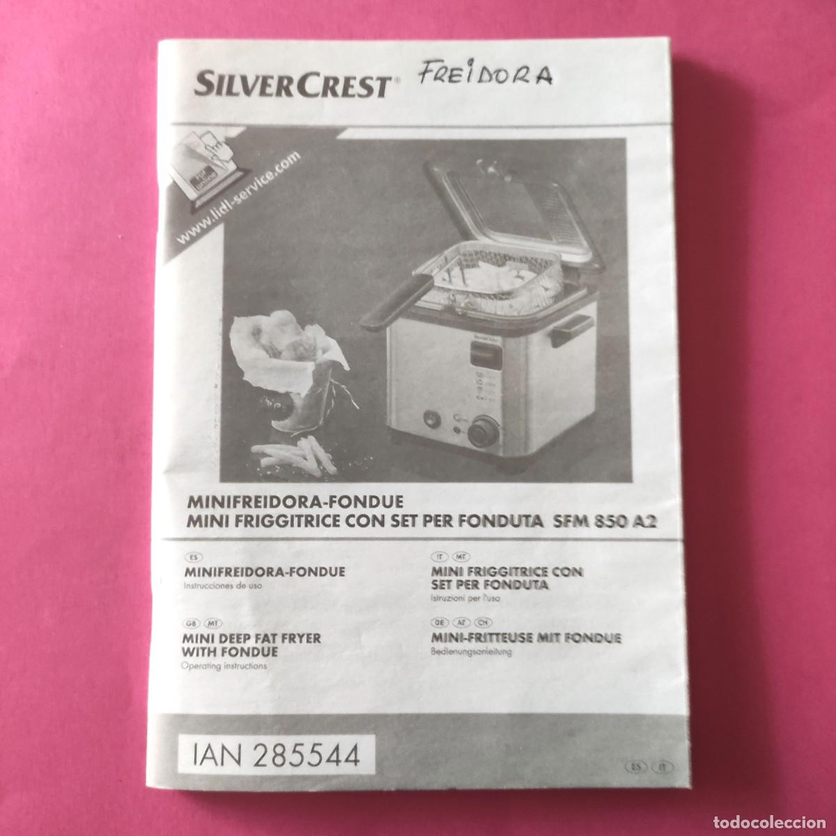 Cat&aacute;logos publicitarios: MANUAL FREIDORA SILVER CREST * INSTRUCCIONES - Foto 1