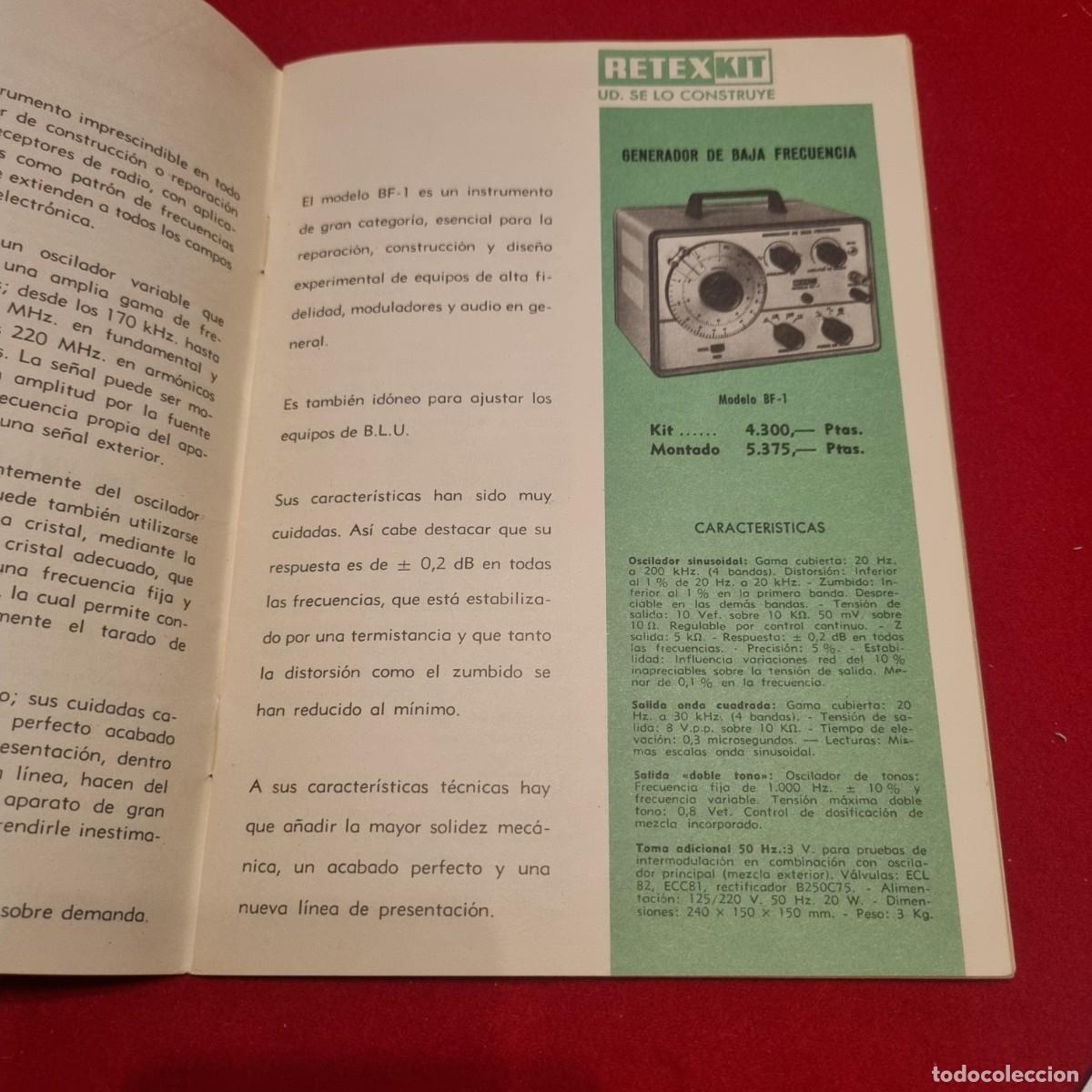 Cat&aacute;logos publicitarios: CATALOGO GENERAL RETEXKIT 1979. - Foto 2