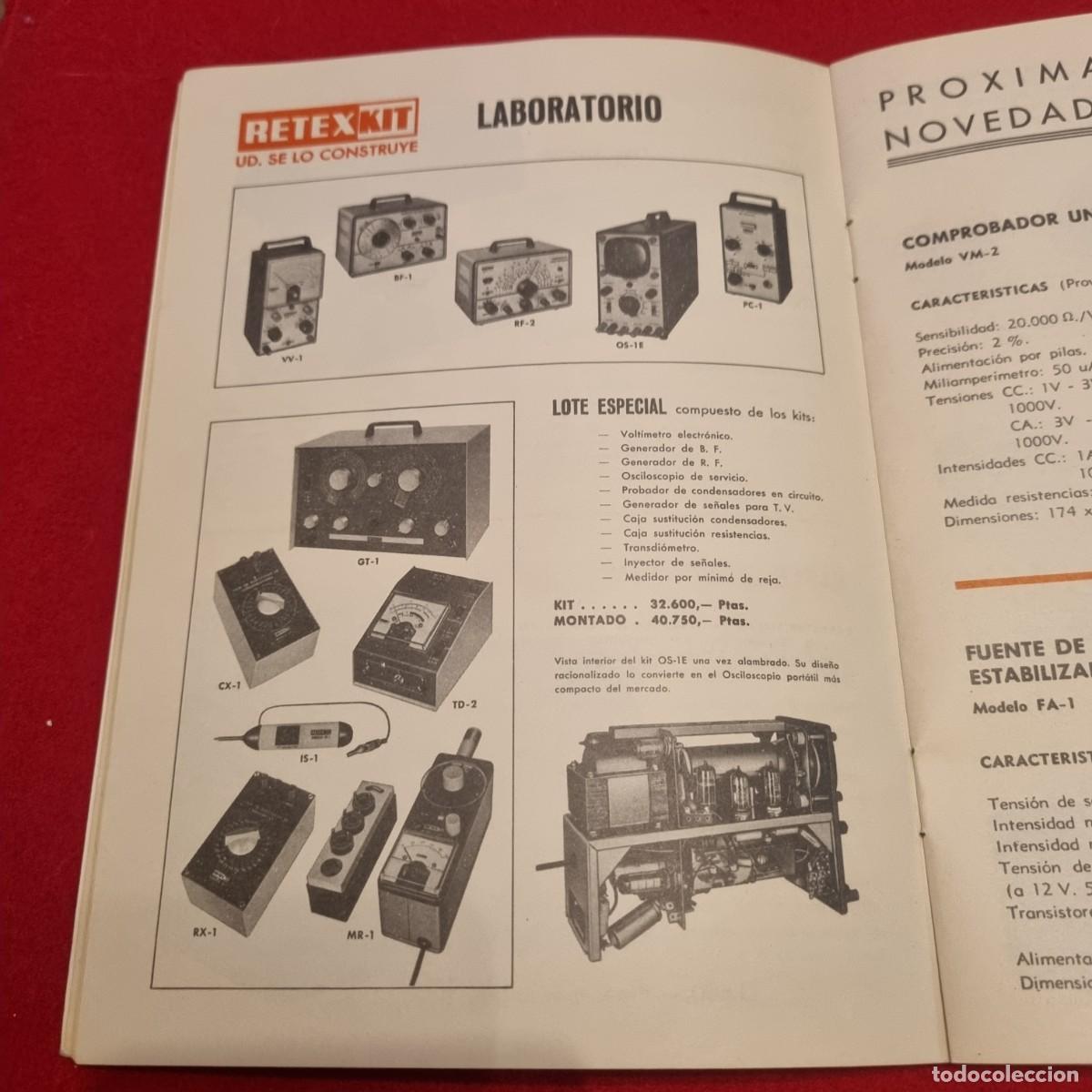 Cat&aacute;logos publicitarios: CATALOGO GENERAL RETEXKIT 1979. - Foto 3