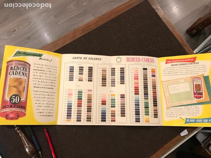 Werbekataloge: catalogo hilaturas de fabra y coats mercer cadena ofertas para modistas, sorteo mide 20x60