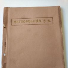 Catálogos publicitarios: METROPOLITAN S.A. - PALACIO DE LA CINEMATOGRAFÍA - CIRCA 1908 - CINEMAWAY. Lote 392884464