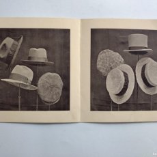 Catálogos publicitarios: SOMBRERIA PRATS - 1926 PRIMAVERA - PORTADA DE CANYELLAS - FOTOGRAFÍAS DE JOSEP SALA. Lote 392912944