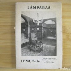 Catálogos publicitarios: BARCELONA-LAMPARAS LENA SA-CATALOGO PUBLICIDAD MUY ILUSTRADO-VER FOTOS-(K-8950)