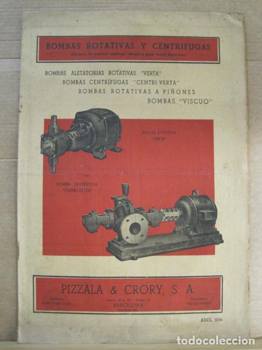 Cat&aacute;logos publicit&aacute;rios: PIZZALA & CRORY SA-BOMBAS ROTATIVAS Y CENTRIFUGAS-A&Ntilde;O 1946-CATALOGO PUBLICIDAD-VER FOTOS-(V-24.015)