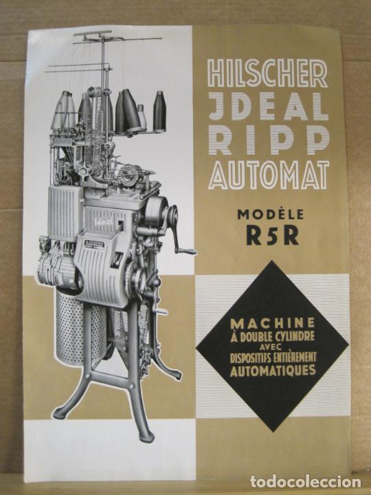 Cat&aacute;logos publicit&aacute;rios: MAQUINARIA TEXTIL-HILSCHER JDEAL-PUBLICIDAD ANTIGUA-VER FOTOS-(V-24.019)