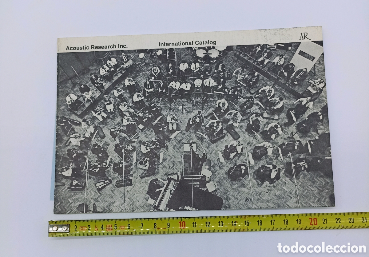 Cat&aacute;logos publicitarios: AR Acoustic research Inc usa Catalogo 16 paginas con tarifa 1974 paris