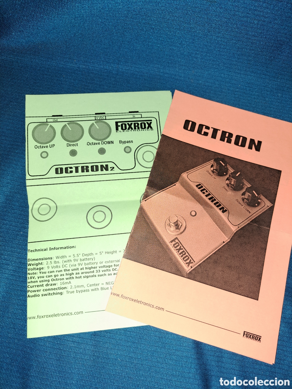 Cat&aacute;logos publicitarios: FOXROX ELECTR&Oacute;NICS, MANUAL, EFECTOS ,DIVISISOR DE FRECUENCIA - Foto 3