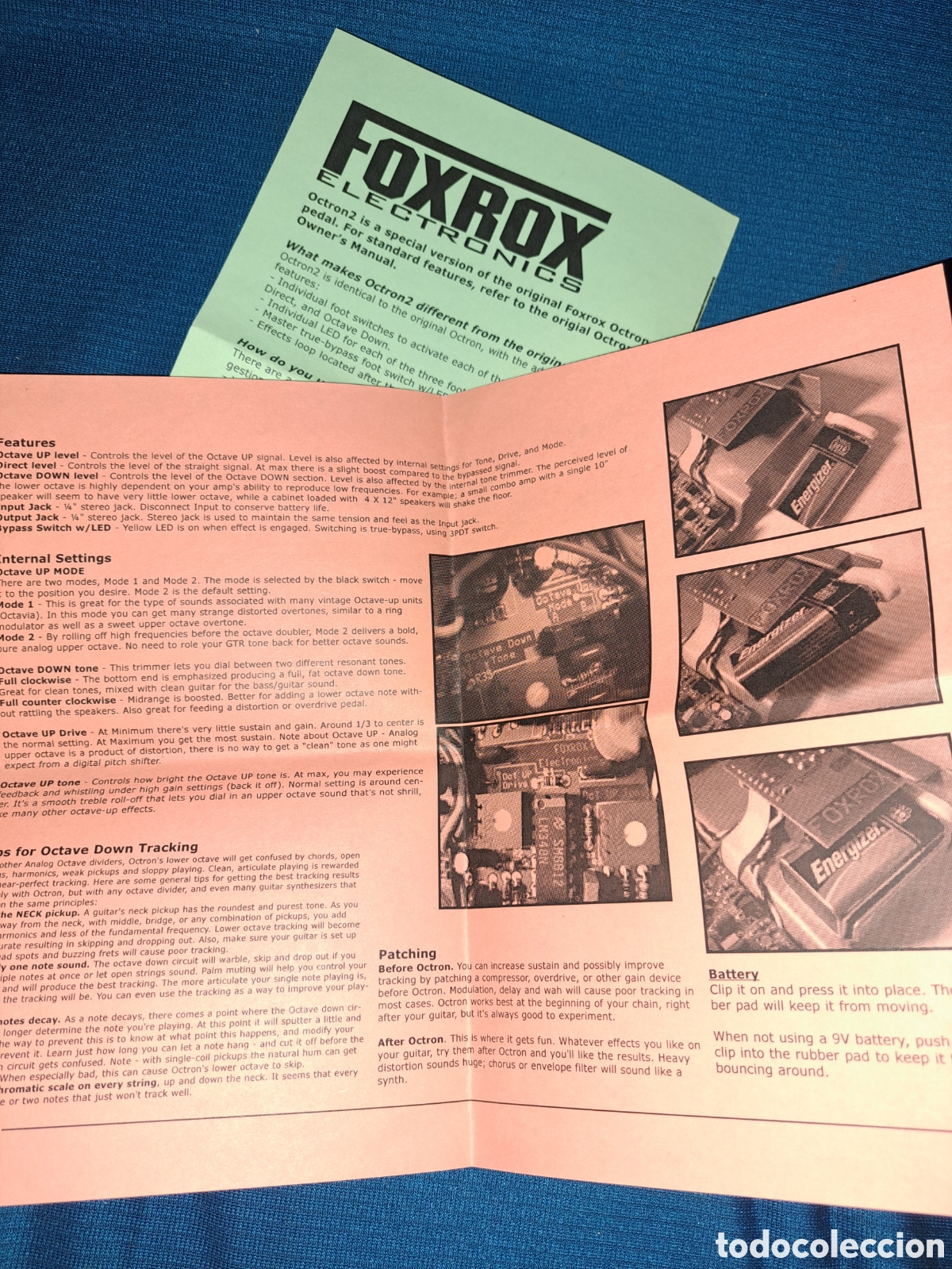 Cat&aacute;logos publicitarios: FOXROX ELECTR&Oacute;NICS, MANUAL, EFECTOS ,DIVISISOR DE FRECUENCIA - Foto 1