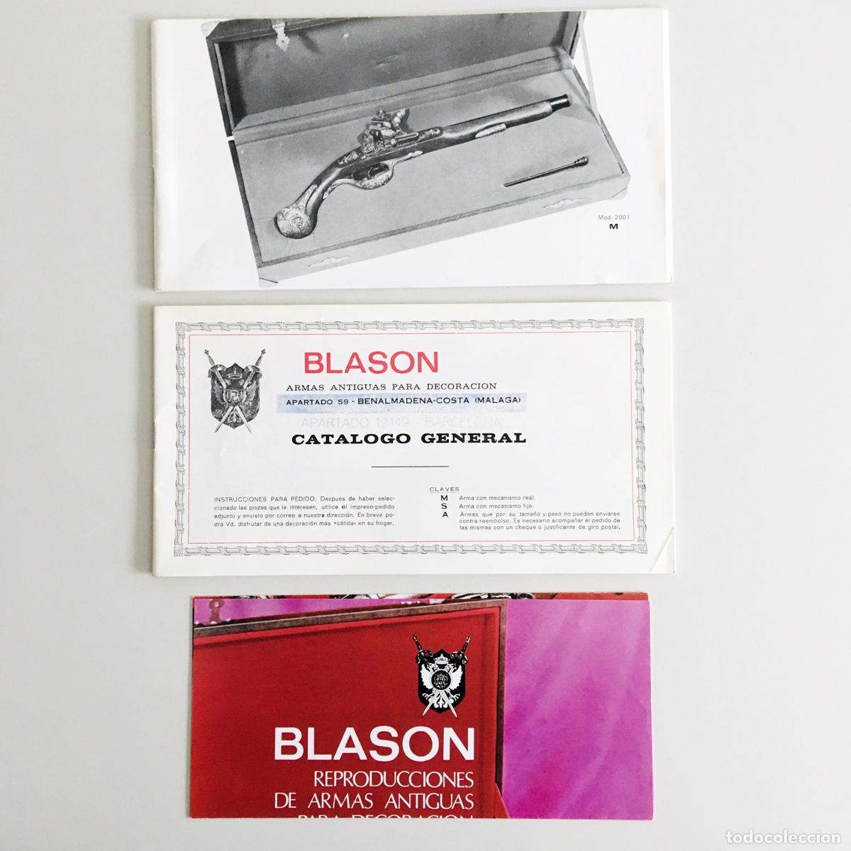 Cat&aacute;logos publicitarios: CAT&Aacute;LOGO PUBLICITARIO ARMAS - BLASON (M&Aacute;LAGA) ARMAS ANTIGUAS PARA DECORACI&Oacute;N - 1971