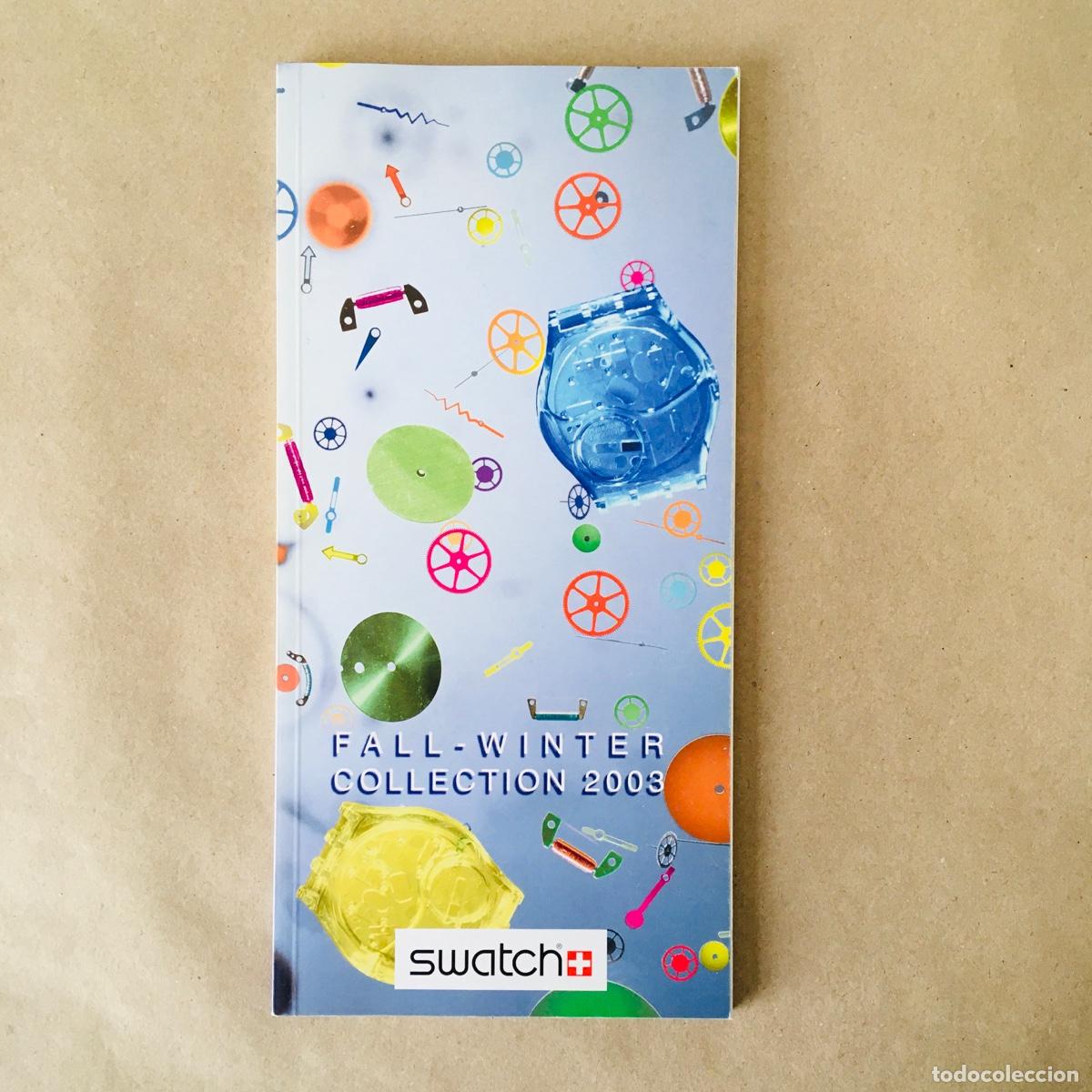 Cat&aacute;logos publicitarios: CAT&Aacute;LOGO RELOJES SWATCH - FALL WINTER COLLECTION 2003
