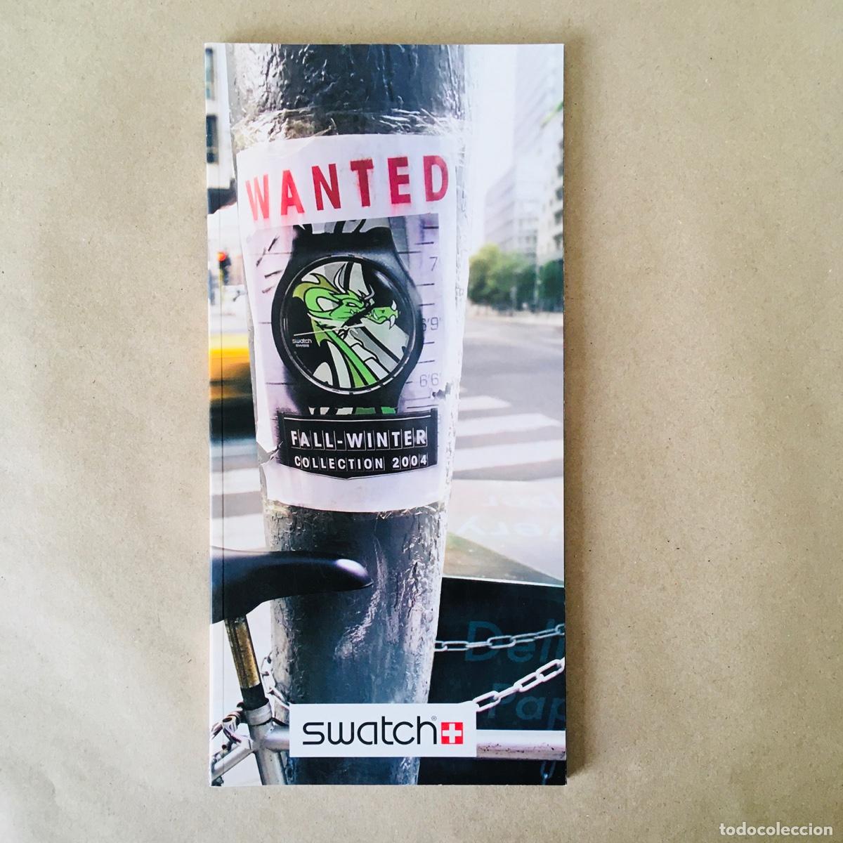 Cat&aacute;logos publicitarios: CAT&Aacute;LOGO RELOJES SWATCH - FALL WINTER COLLECTION 2004