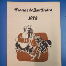 Catálogos publicitarios: CARTA MENU FIESTAS DE SAN ISIDRO 1973, HOTEL MELIA, GRILL DON PEPE. Lote 400106839