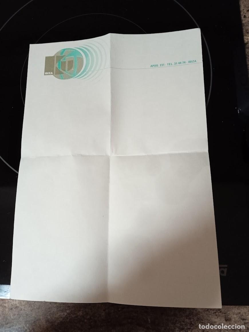 Advertising Catalogs: HOJA ORIGINAL DISCOTECA KU IBIZA TELEFONO 314474