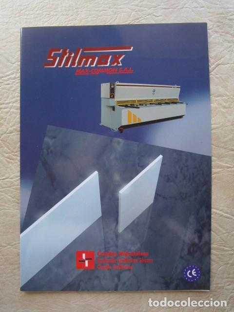 Werbekataloge: antiguo catalogo industrial max xommon stilmax cortadora de chapa industrial