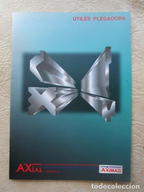 Werbekataloge: antiguo catalogo industrial axial dobladoras plegadoras chapa sincro utiles matrices industrial