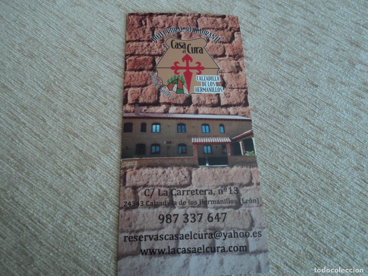 Catalogues publicitaires: hotel rural-restaurante casa el cura, calzadilla de los hermanillos, 21 x 10 cm