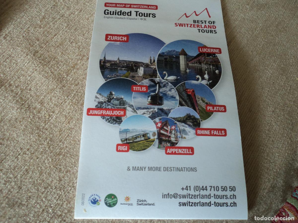 Cat&aacute;logos publicitarios: mapa de suiza guided tours - Foto 1