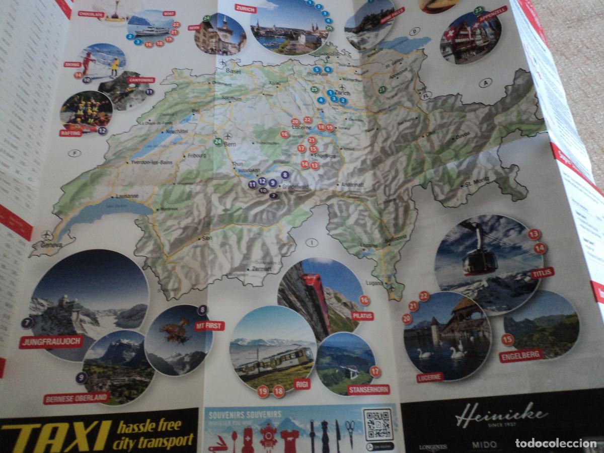 Cat&aacute;logos publicitarios: mapa de suiza guided tours - Foto 2