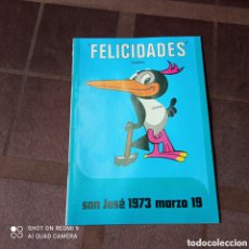 Catálogos publicitarios: ”FELICIDADES”. ,CUENTO EMPRESA EBANEL. 1973.A LOS CLIENTES.. Lote 403501674