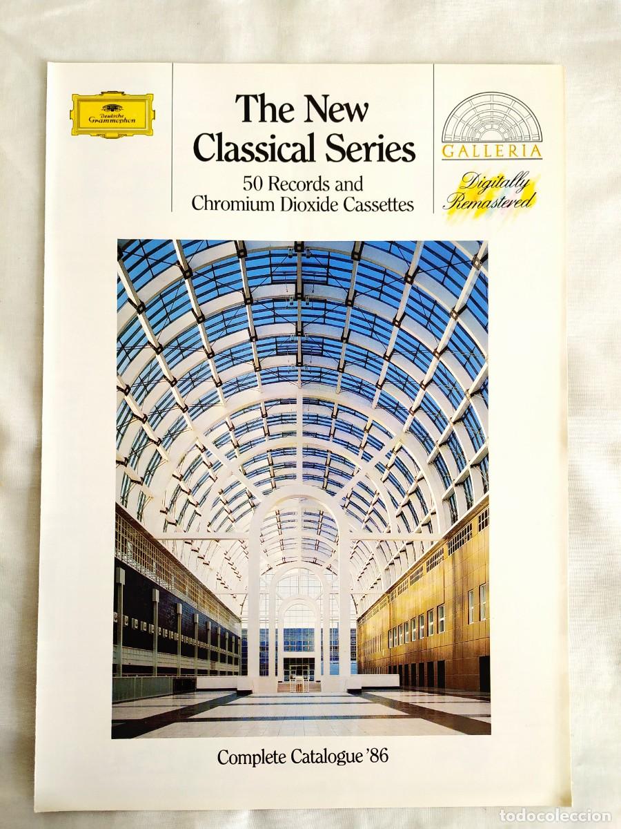 Cat&aacute;logos publicit&aacute;rios: CAT&Aacute;LOGO COMPLETO DE CL&Aacute;SICA DEUTSCHE GRAMMOPHON 1986