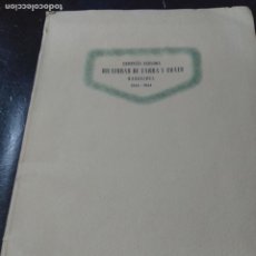 Catálogos publicitarios: ANTIGUO LIBRO COMPAÑÍA ANÓNIMA DE HILATURAS DE FABRA Y COATS 1844-1944