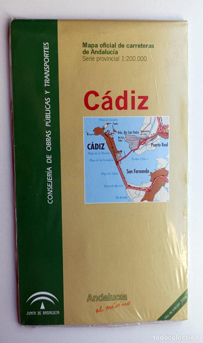 Cat&aacute;logos publicitarios: MAPA OFICIAL DE CARRETERAS DE ANDALUCIA: C&Aacute;DIZ - A&Ntilde;O 2006