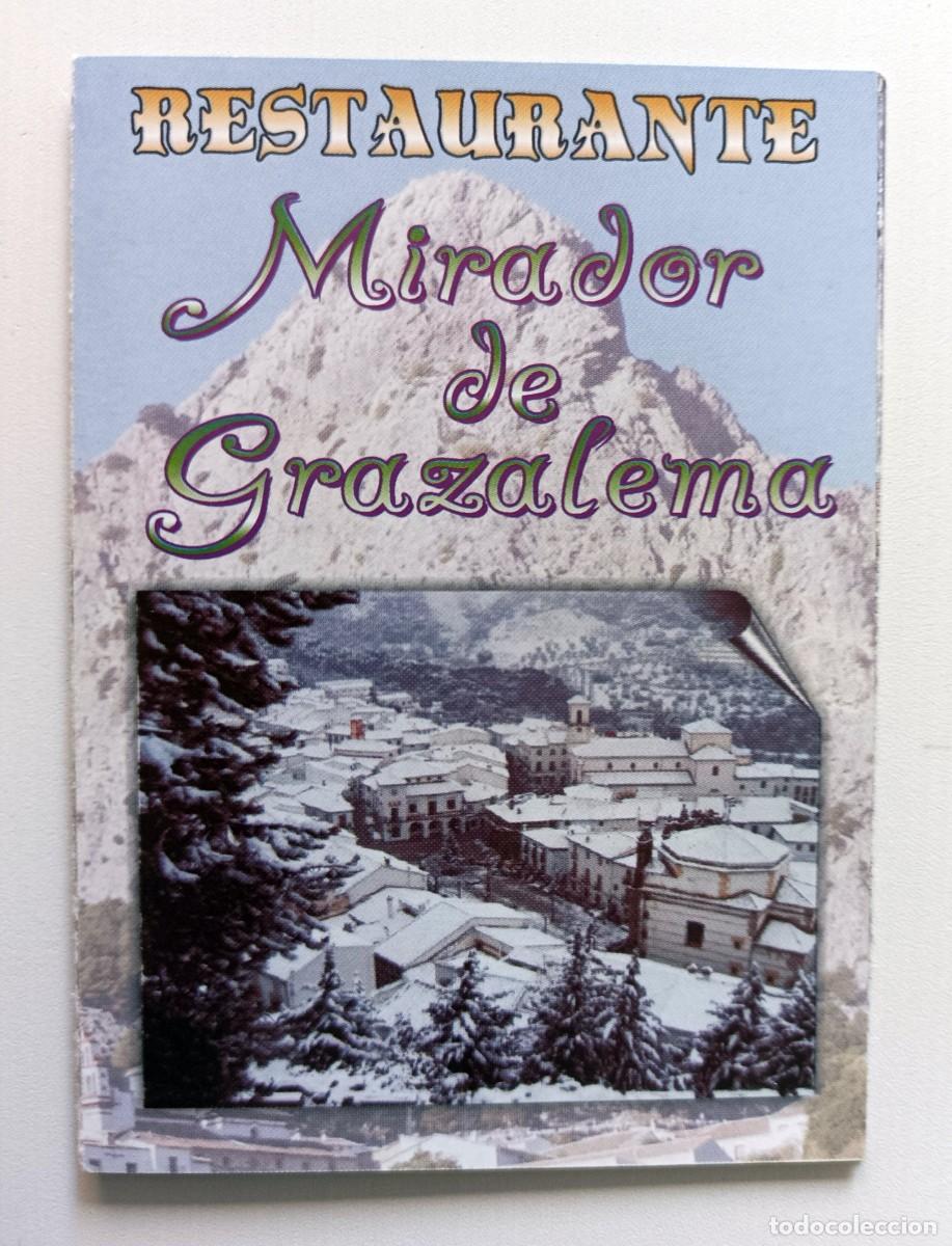 Cat&aacute;logos publicit&aacute;rios: FOLLETO PUBLICITARIO RESTAURANTE MIRADOR DE GRAZALEMA (C&Aacute;DIZ)