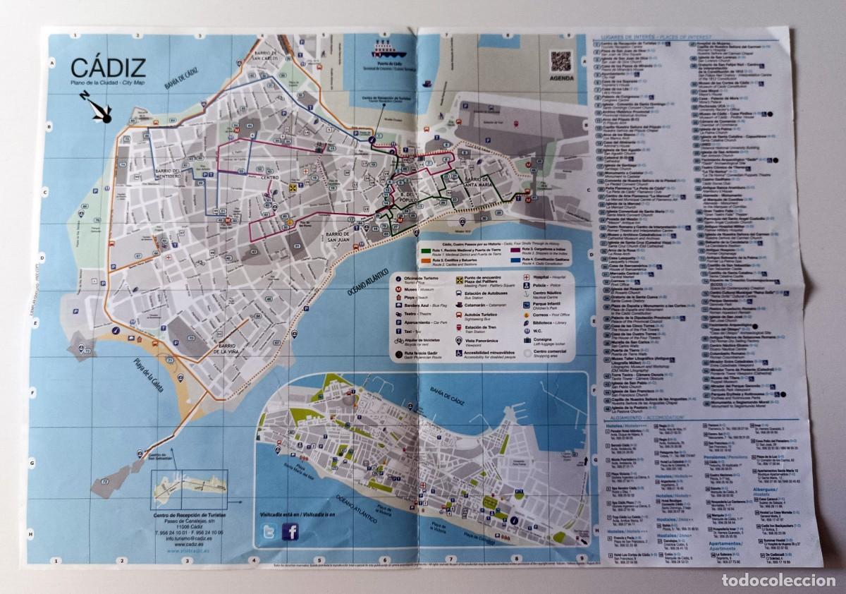 Cat&aacute;logos publicitarios: FOLLETO PUBLICITARIO PLANO DE CADIZ