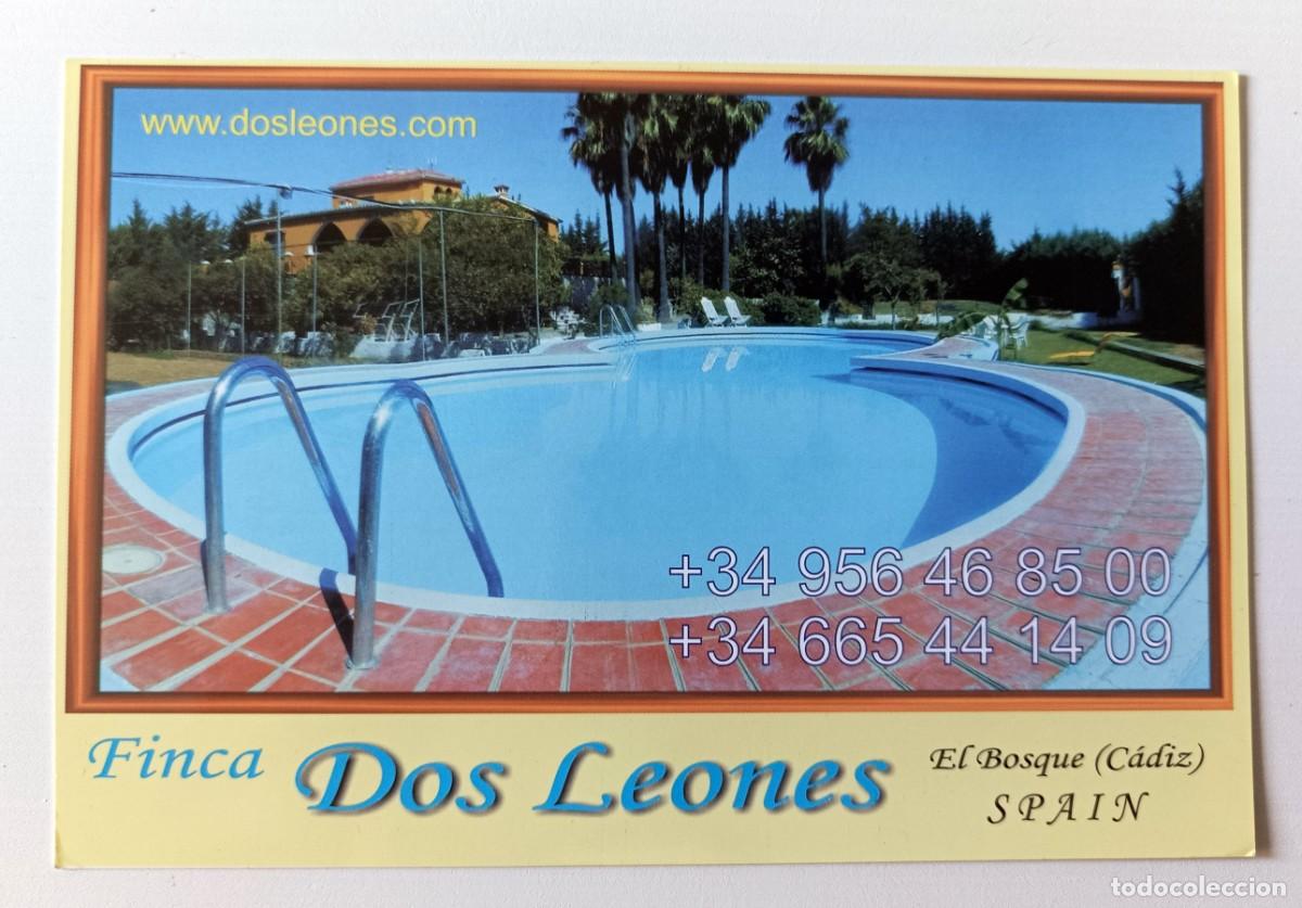 Cat&aacute;logos publicitarios: POSTAL PUBLICITARIA FINCA DOS LEONES, EL BOSQUE (C&Aacute;DIZ)
