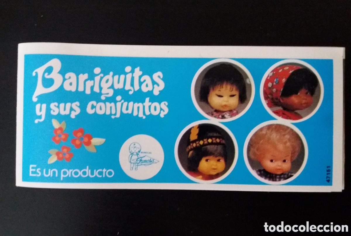 Cat&aacute;logos publicit&aacute;rios: Antiguo CAT&Aacute;LOGO BARRIGUITAS Y SUS CONJUNTOS mu&ntilde;ecas FAMOSA a&ntilde;os 80 NUEVO colecci&oacute;n ni&ntilde;as