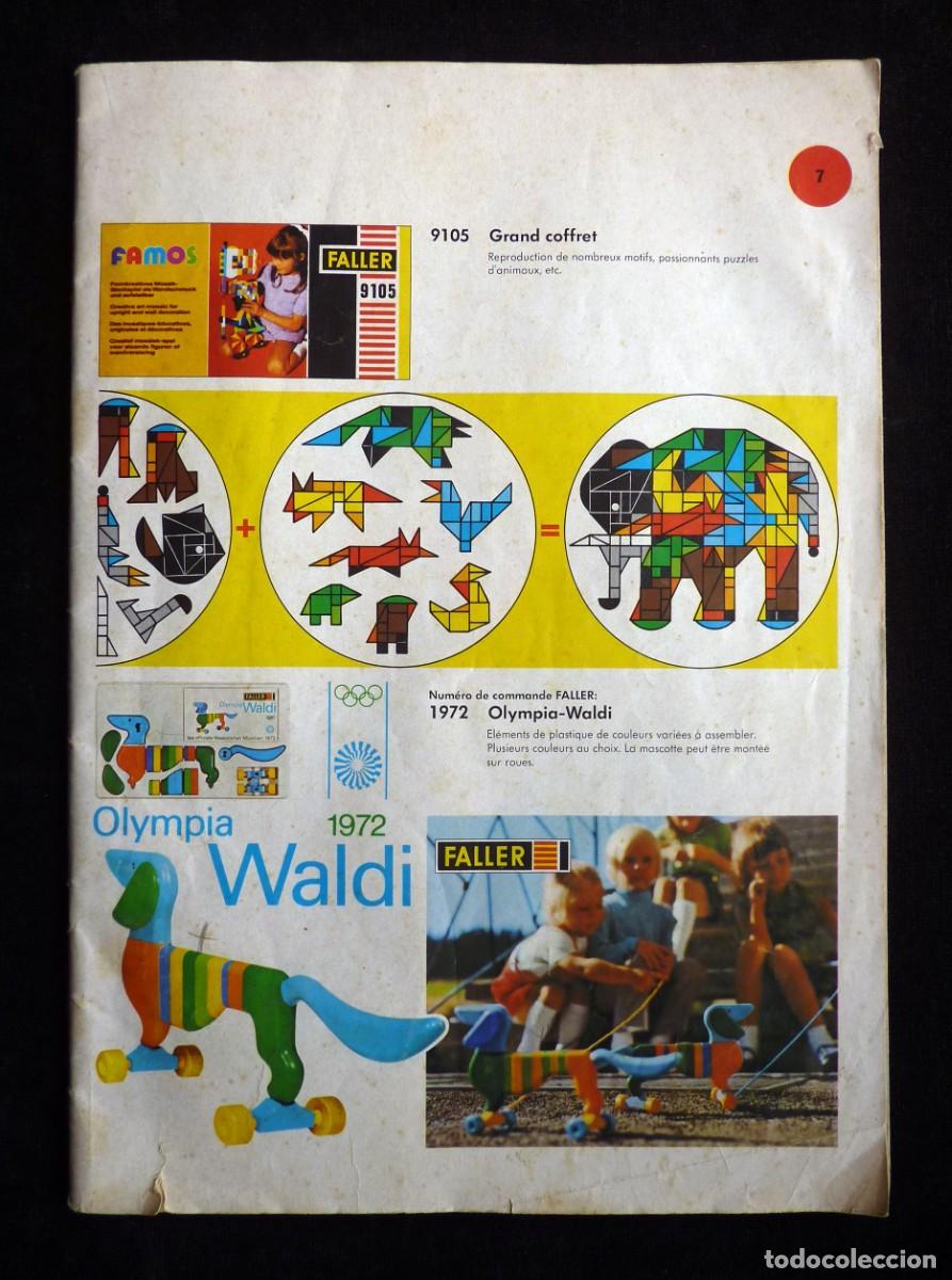 Advertising Catalogs: CAT&Aacute;LOGO FALLER, A&Ntilde;OS 70. TRENES, COCHES, JUGUETES. FRANCIA. LEER