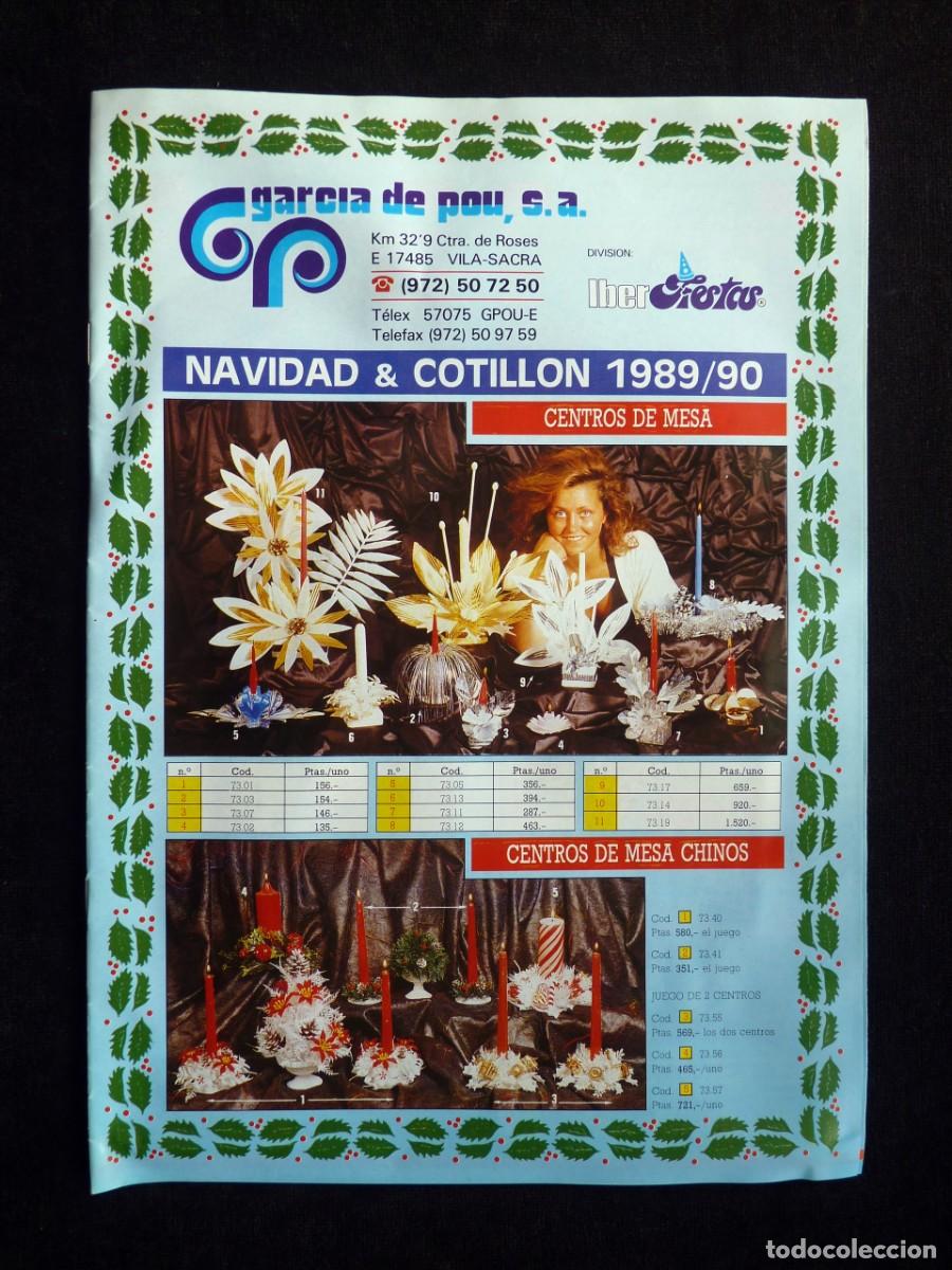 Advertising Catalogs: CAT&Aacute;LOGO GARCIA DE POU, S.A. (VILA-SACRA). NAVIDAD & COTILLON 1989-90. 20 p&aacute;g. FOLLETO, PUBLICIDAD