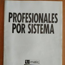 Catálogos publicitarios: CATÁLOGO SONY U-MATIC. PROFESIONALES POR SISTEMA. GRABADORES, REPRODUCTORES, EDITORES, ETC. AÑOS 90