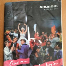 Catálogos publicitarios: CATÁLOGO GRUNDIG AÑO 1994. CON TODOS LOS DETALLES DE LA MARCA. 150 PÁGINAS.