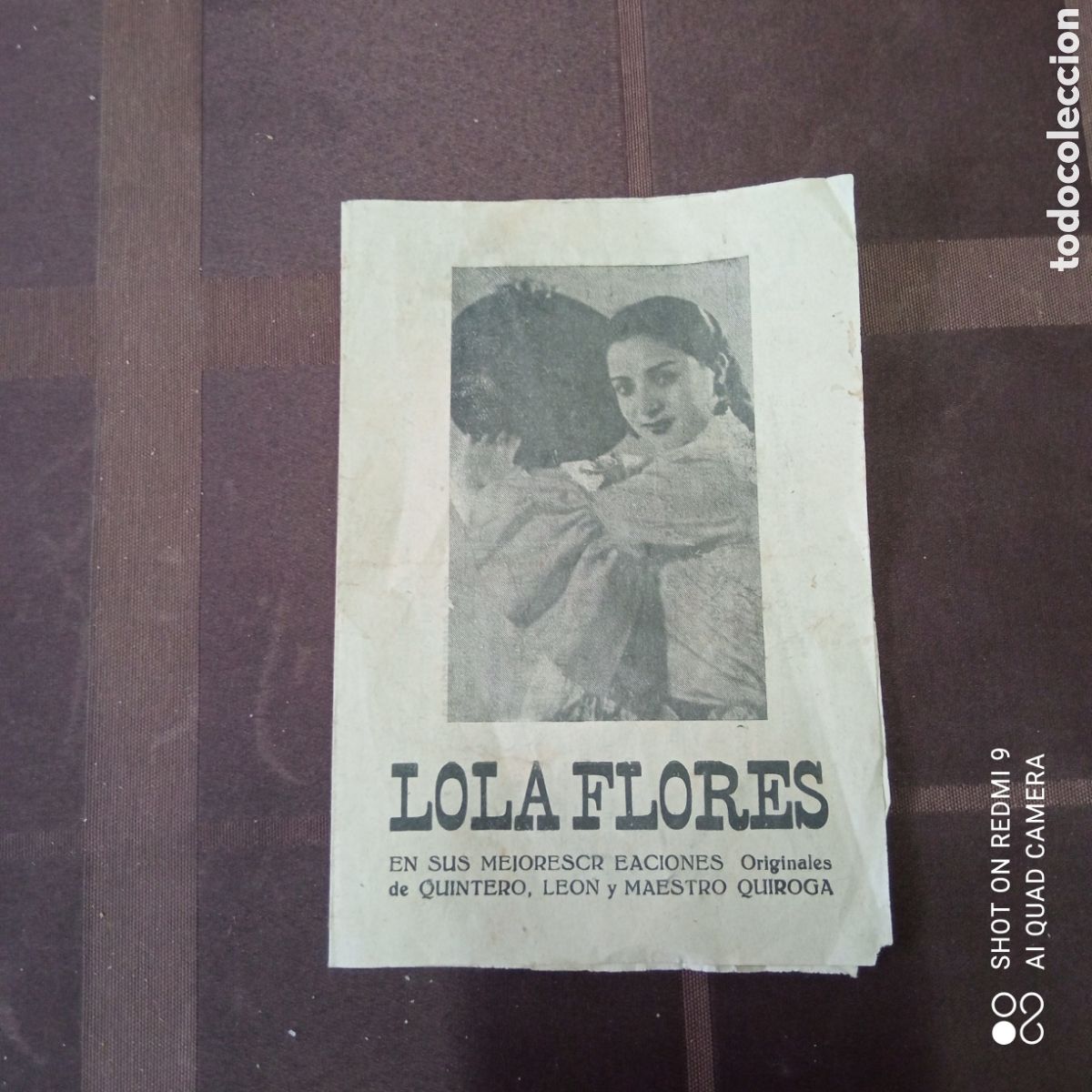 Cat&aacute;logos publicitarios: Lola flores en sus mejores creaciones..