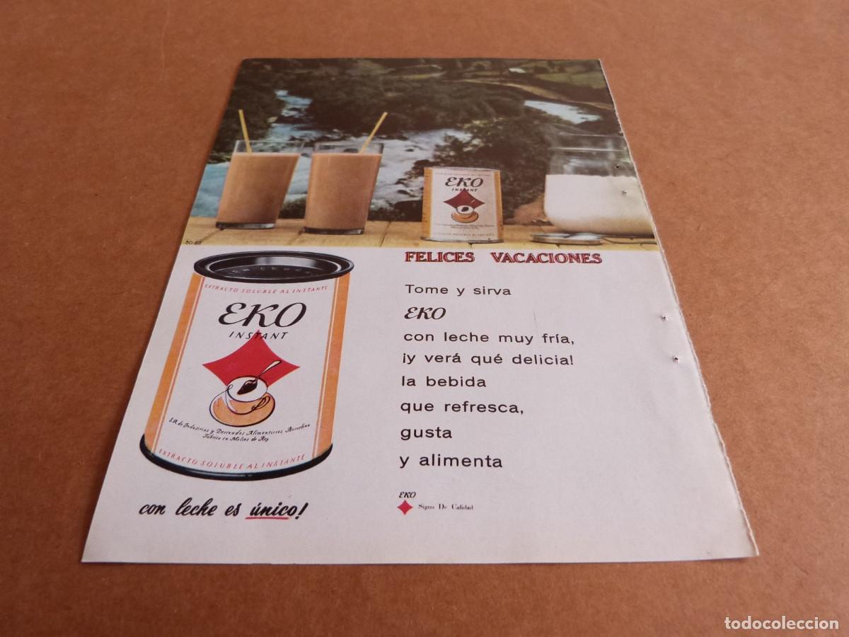 Cat&aacute;logos publicitarios: Anuncio extracto soluble EKO instant - Publicidad de los a&ntilde;os 60