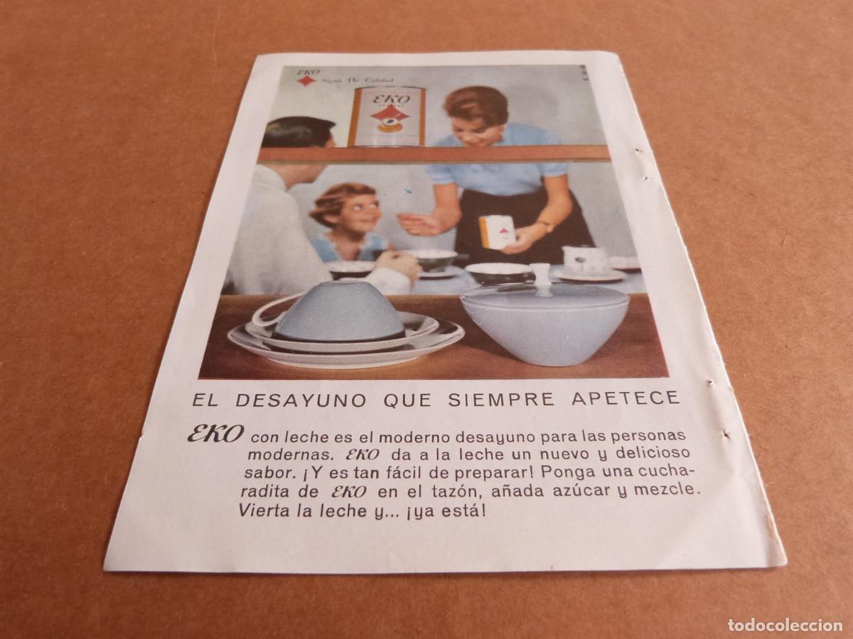 Cat&aacute;logos publicitarios: Anuncio extracto soluble EKO instant el desayuno que siempre apetece - Publicidad de los a&ntilde;os 60