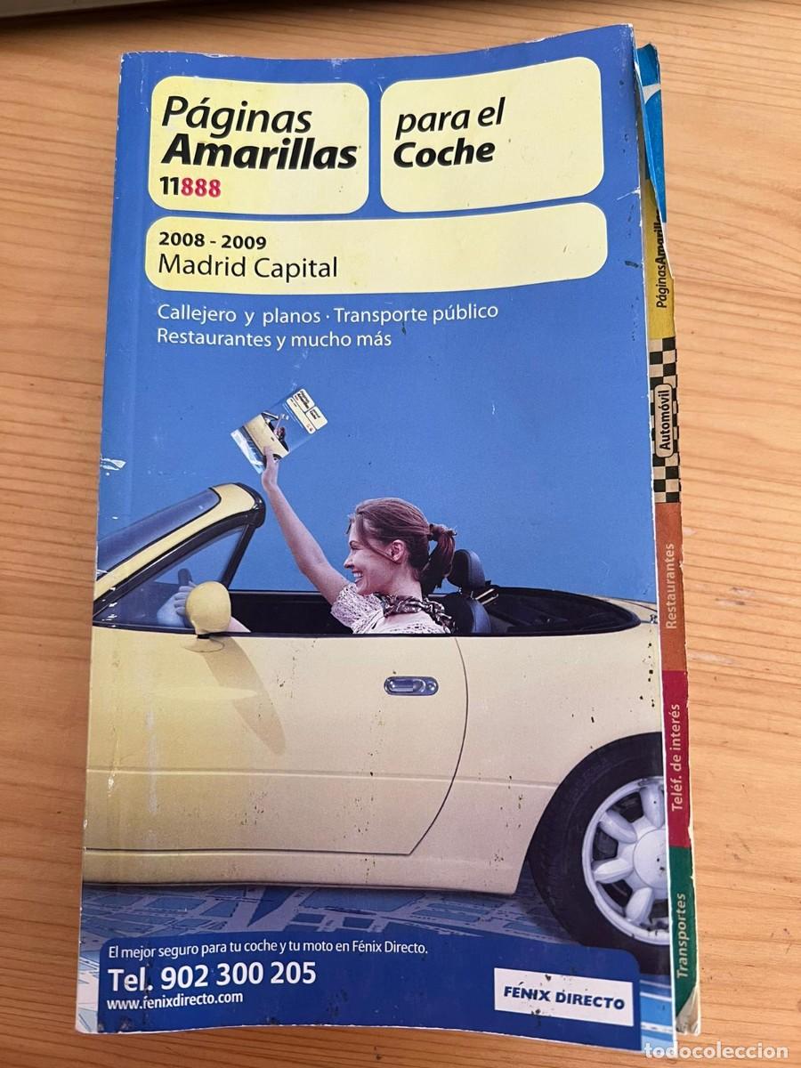 Cat&aacute;logos publicitarios: PAGINAS AMARILLAS PARA EL COCHE - MADRID CAPITAL 2008/2009
