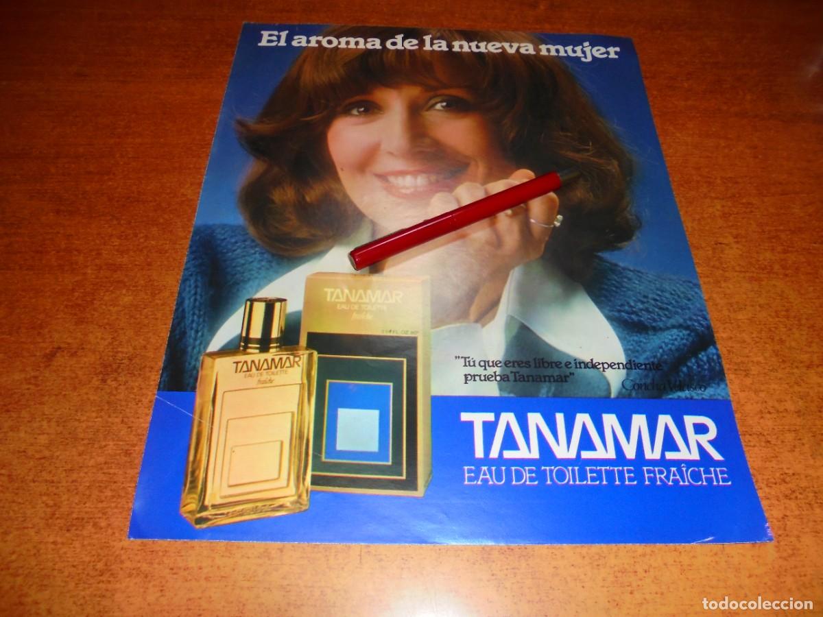 Cat&aacute;logos publicitarios: PUBLICIDAD A&Ntilde;OS 70: TANAMAR EAU DE TOILETTE CON CONCHA VELASCO