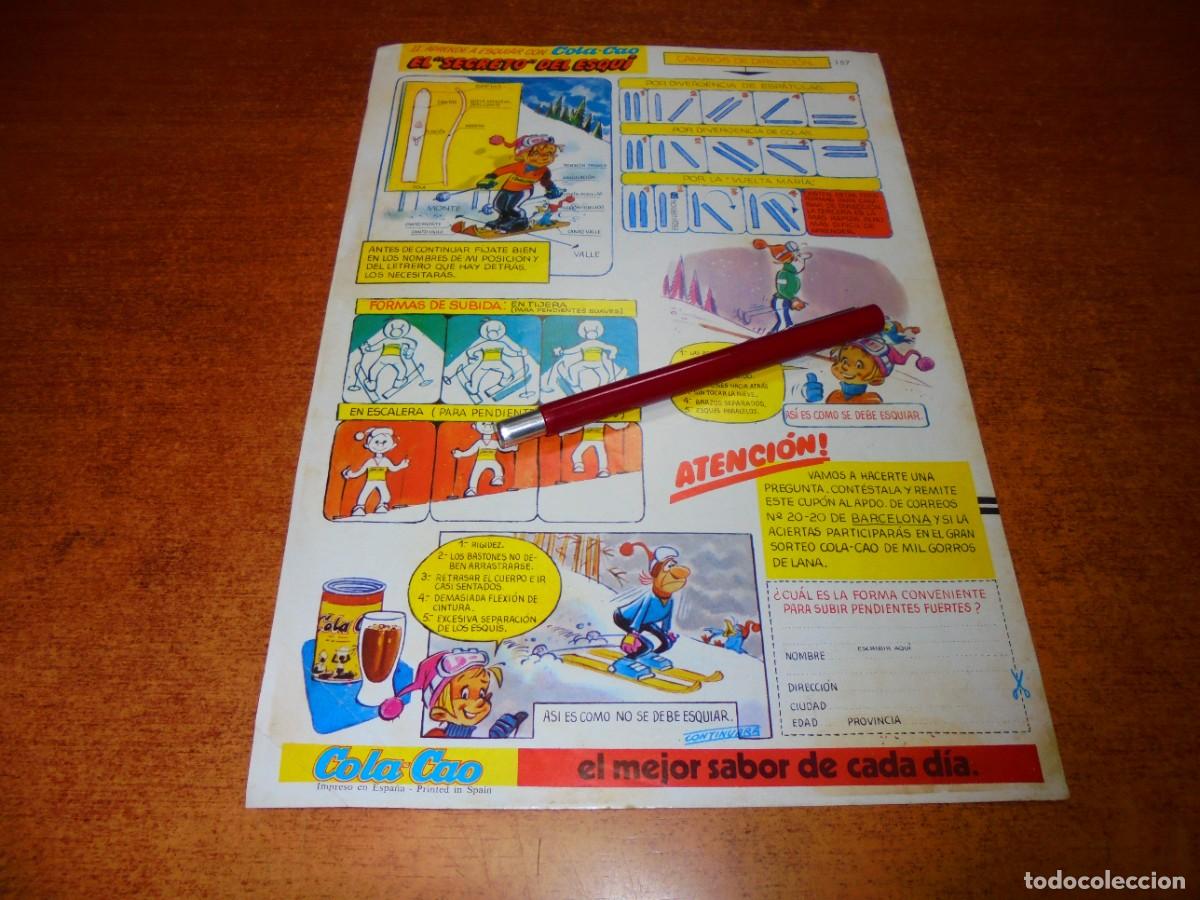 Cat&aacute;logos publicitarios: PUBLICIDAD 1972: APRENDE A ESQUIAR CON COLA CAO