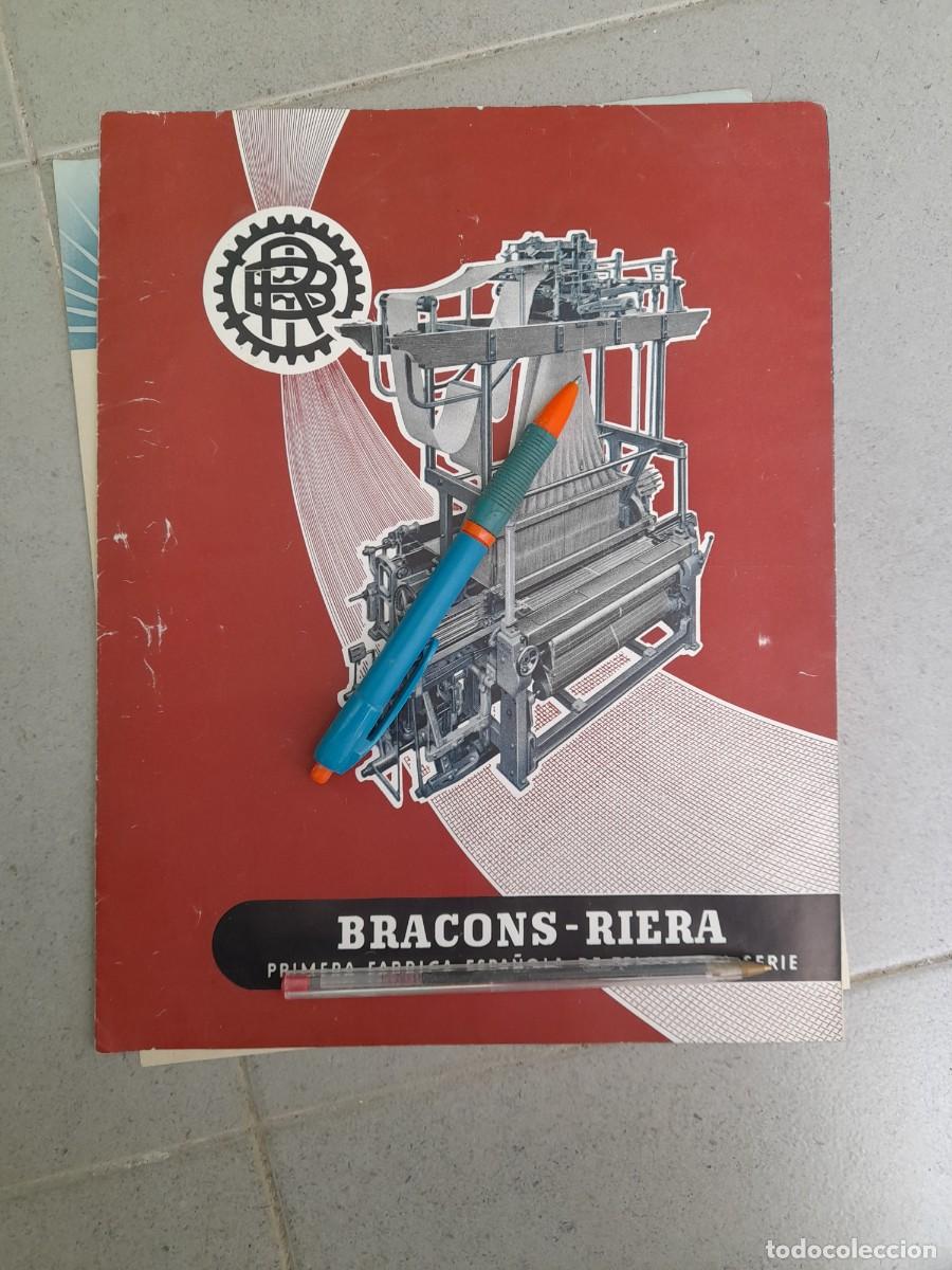 Catalogues publicitaires: Folleto cat&aacute;logo de maquinas telares Bracons Riera costura Barcelona mercer&iacute;a