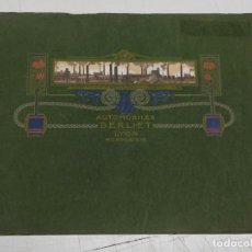 Catálogos publicitarios: AUTOMOBILES BERLIET. LYON. FRANCE. ALBUM CATALOGO ILUSTRADO 1907