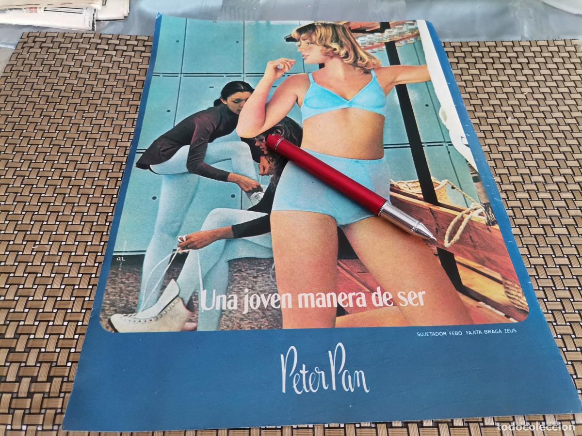 Cat&aacute;logos publicitarios: PETER PAN LENCER&Iacute;A ROPA INTERIOR &Iacute;NTIMA MUJER NUNCIO PUBLICIDAD REVISTA 1976