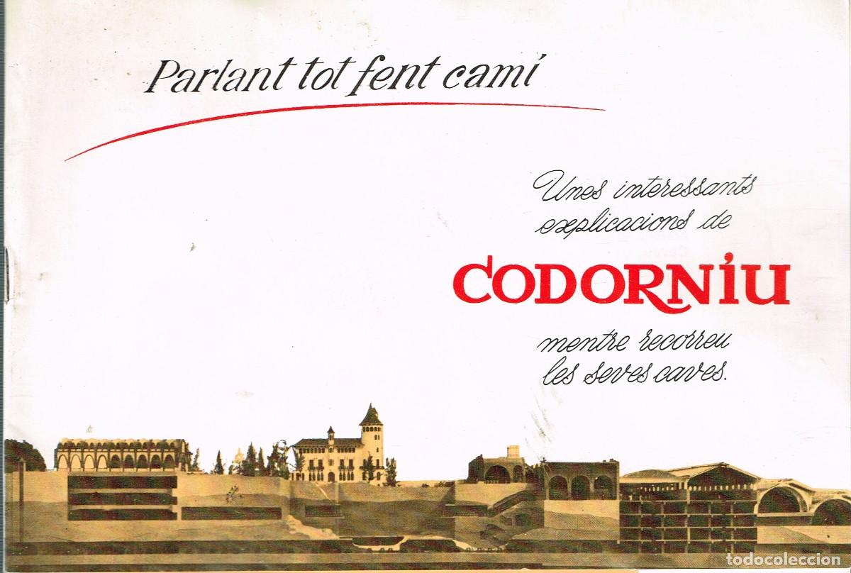 Cat&aacute;logos publicitarios: 1962 Cataleg CODORNIU Interessants Explicacions Sobre l'Elaboraci&oacute; de Cava Recorrent les Seves Caves