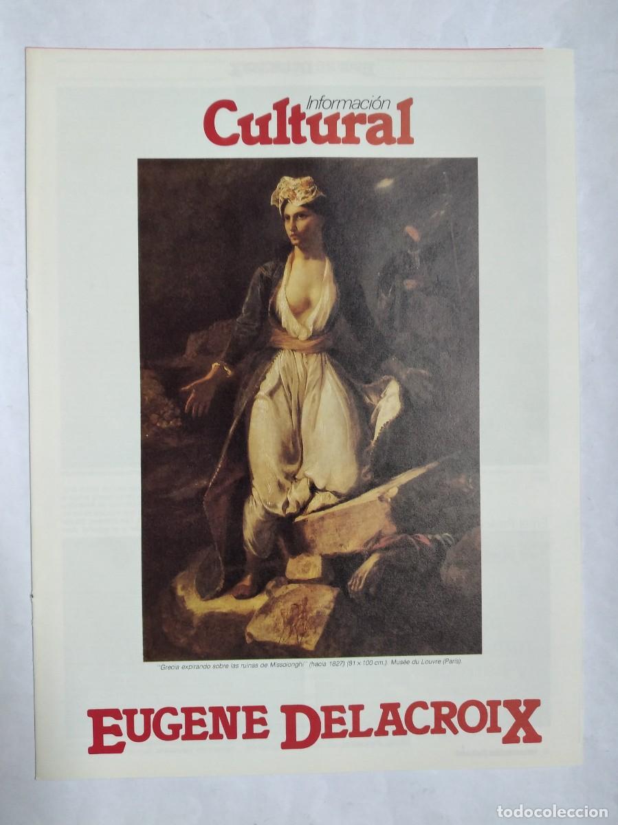Cataloghi pubblicitari: EUGENE DELACROIX INFORMACI&Oacute;N CULTURAL MINISTERIO DE CULTURA 1987
