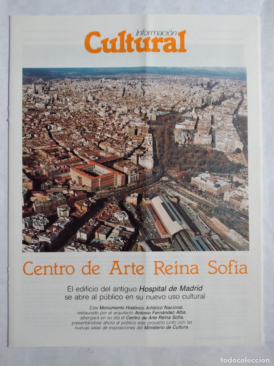 Werbekataloge: CENTRO DE ARTE REINA SOF&Iacute;A ANTIGUO HOSPITAL DE MADRID INFORMACI&Oacute;N CULTURAL MINISTERIO DE CULTURA