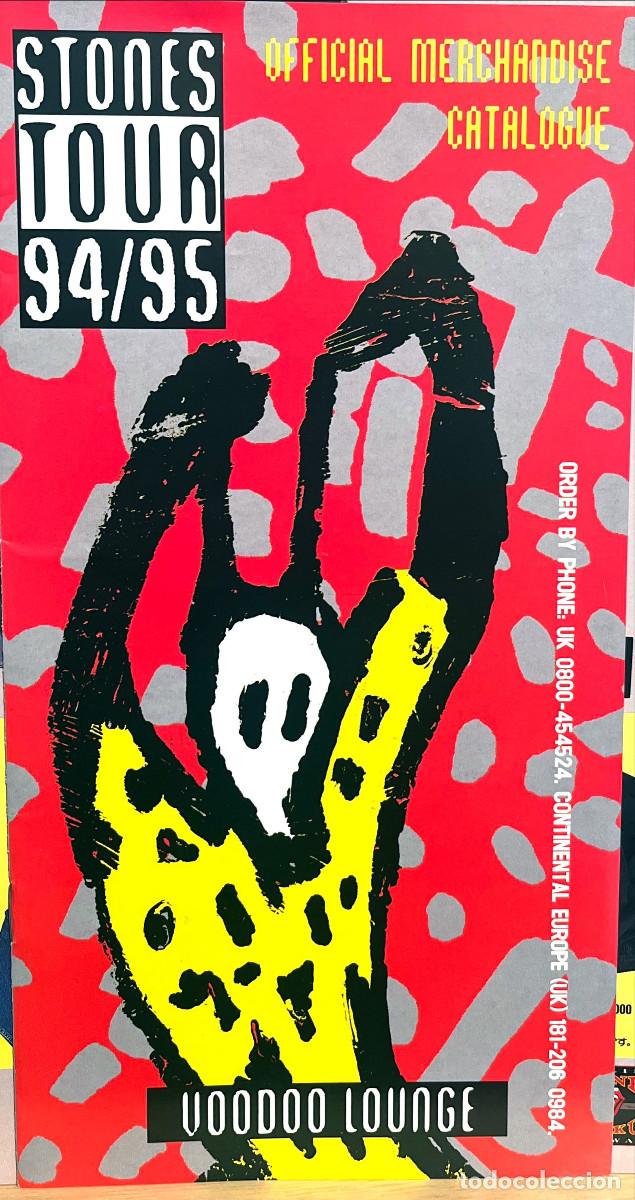 Cat&aacute;logos publicitarios: THE ROLLING STONES - VOODOO LOUNGE 1994-1995 - OFFICIAL MERCHANDISE CATALOGUE
