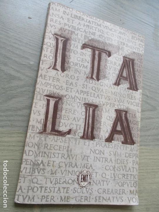 Catalogues publicitaires: ENTE NAZIONALE INDUSTRIE TURISTICHE-ITALIA-1957, ROMA.