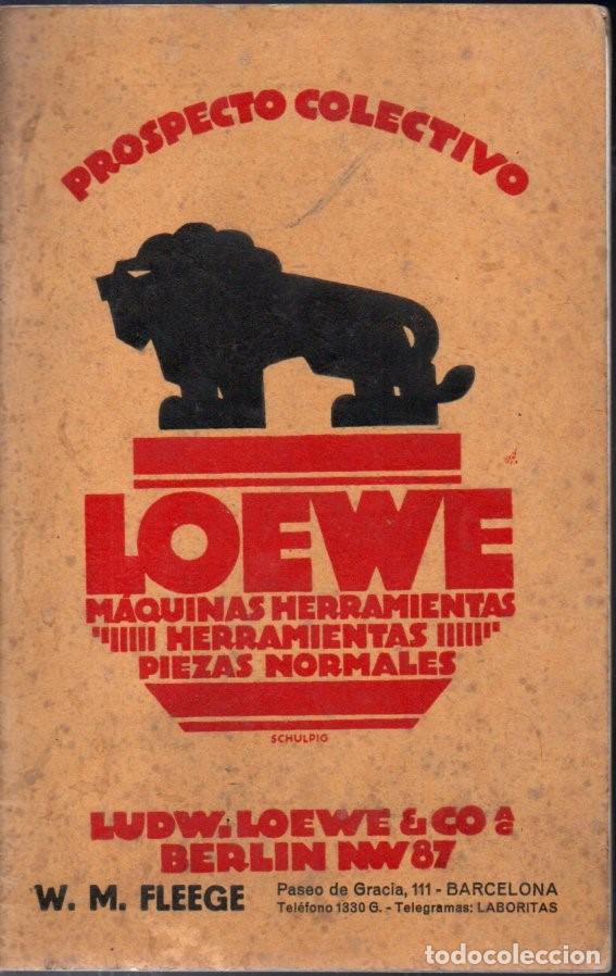 Cat&aacute;logos publicit&aacute;rios: PROSPECTO COLECTIVO LUDW LOEWE BERLIN (c. 1920) - 33 P&Aacute;GINAS