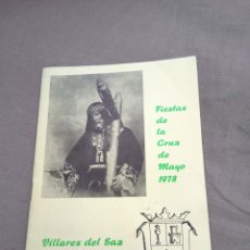 Catálogos publicitarios: PROGRAMA DE FIESTAS DE LA CRUZ DE MAYO1978 VILLARES DEL SAZ (CUENCA)